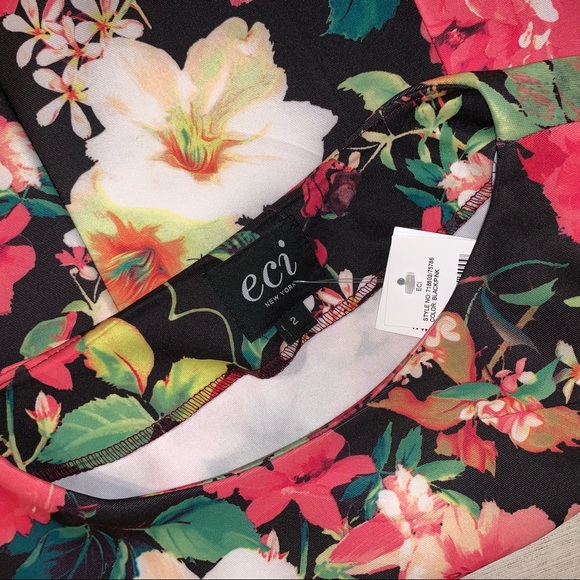 ECI New York Floral Print Dress - Picture 6 of 7